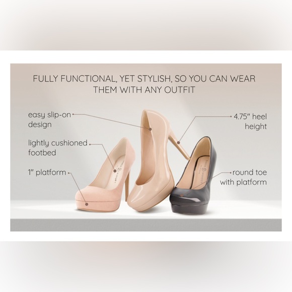 Black Stilettos size 8 - Picture 8 of 8